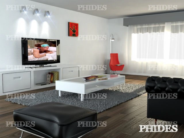 living room 2 3D Model .c4d .max .obj .3ds .fbx .stl .blend