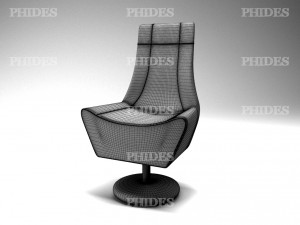 armchair 1 Model 3D