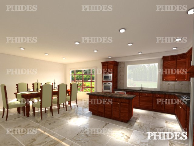 kitchen 1 Model 3D .c4d .max .obj .3ds .fbx .stl .blend
