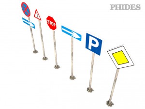 street signs 1 3D 模型