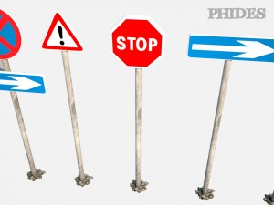 street signs 1 3D 模型