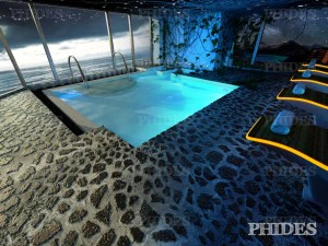 स्विमिंग पूल 3 दिन और रात 3D मॉडल