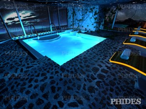 swimming pool 3 day and night 3D Model
