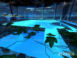 swimming pool 3 day and night 3D Model