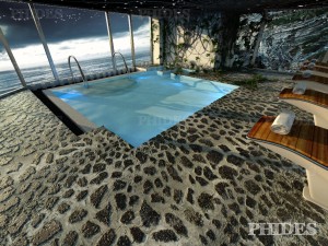 swimming pool 3 day and night 3D Model