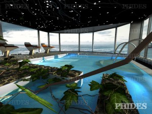 swimming pool 3 day and night 3D Model