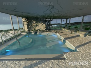 swimming pool 3 day and night 3D Model