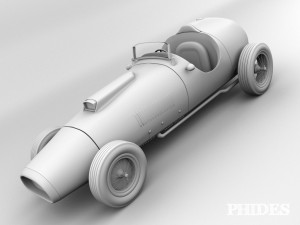 vintage ferrari 375 indy f1 3D Модель