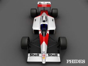mclaren mp4-4 1988 Model 3D