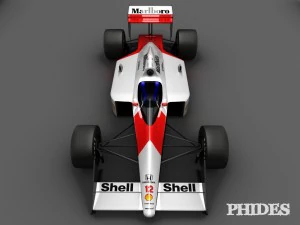 mclaren mp4-4 1988 3D Model