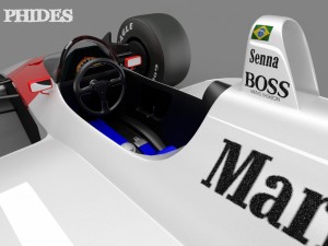 mclaren mp4-4 1988 Model 3D