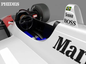 mclaren mp4-4 1988 3D Model