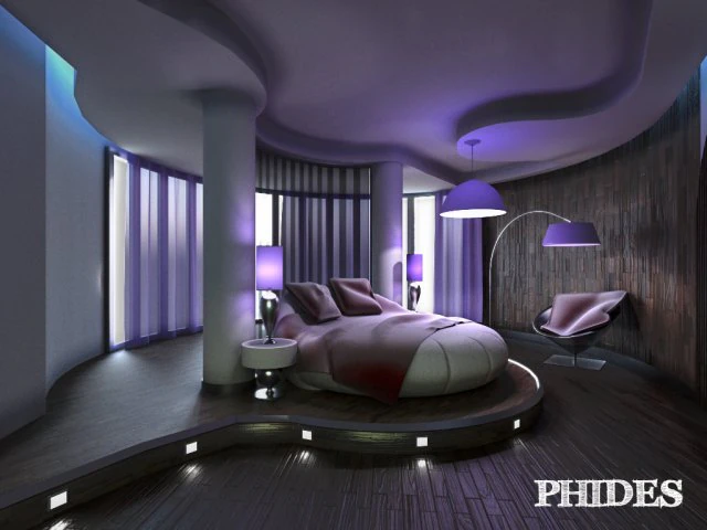 bedroom 2 3D Model .c4d .max .obj .3ds .fbx .stl .blend 