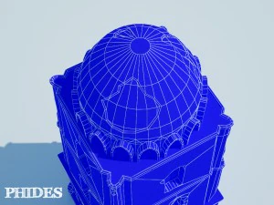 ancient ruins tower low poly 3D Model