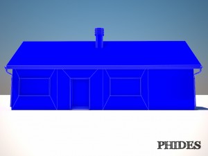 low poly house untextured 3D 模型