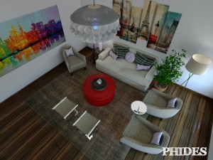 living room 3 3D Модель
