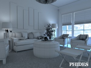 living room 3 3D Модель