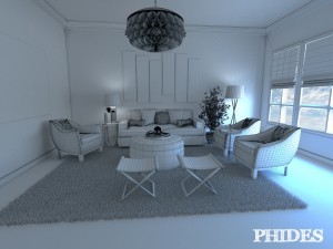 living room 3 3D Модель
