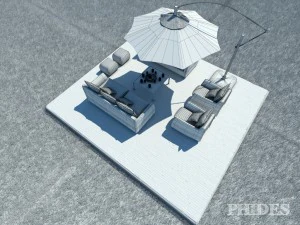 patio 1 3D Model