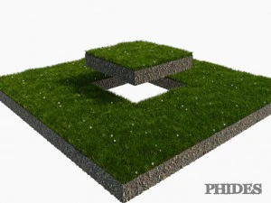 daisies meadow patch 1 3D Model