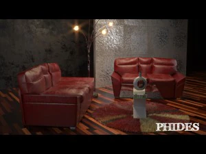 couch scene 1 3D Model