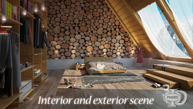 bedroom 3 3D Model .c4d .max .obj .3ds .fbx .stl .blend 