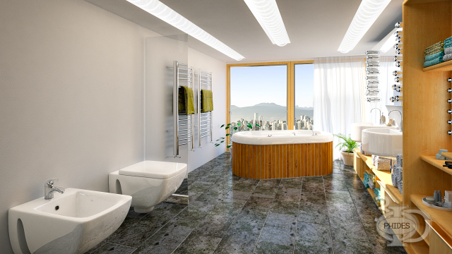bathroom 2 3D 모델 .c4d .max .obj .3ds .fbx .stl .blend 