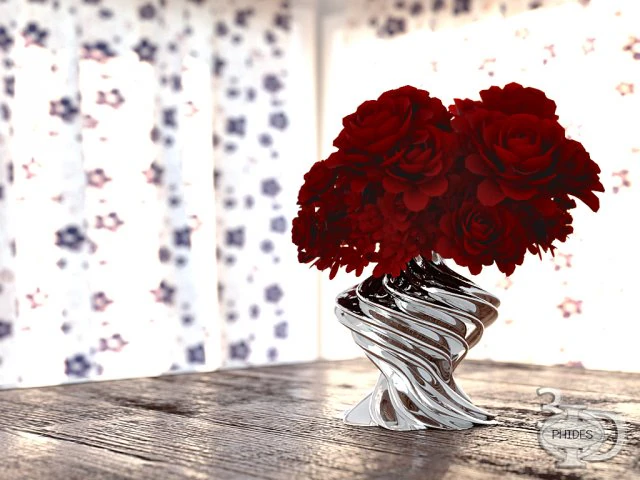 vase 1 3D Model .c4d .max .obj .3ds .fbx .stl .blend 