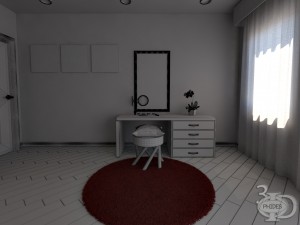 bedroom 4 3D 模型