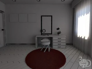 bedroom 4 3D Model