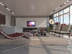 living room 4 3D 모델