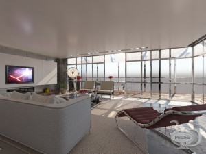 living room 4 Modello 3D