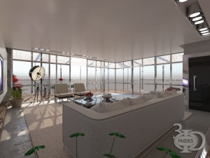 living room 4 Modello 3D