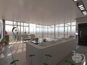 living room 4 3D Model