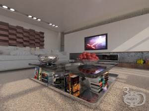 living room 4 Modello 3D