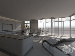 living room 4 Modello 3D