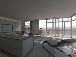 living room 4 3D Model