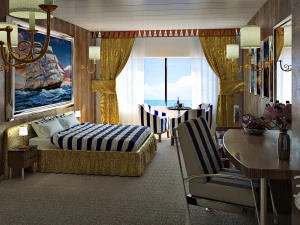 Schiffskabine 1 3D Modell