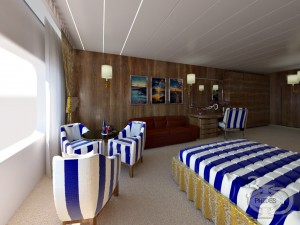 ship cabin 1 Model 3D