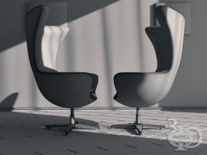 armchair 3 Modelo 3D