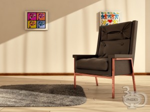 armchair 4 Modelo 3D