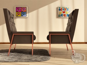 armchair 4 Modelo 3D
