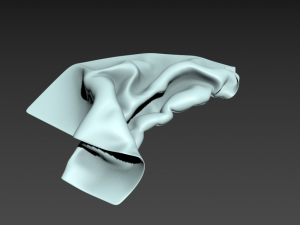hand towel Model 3D