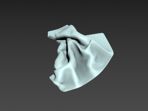hand towel Model 3D
