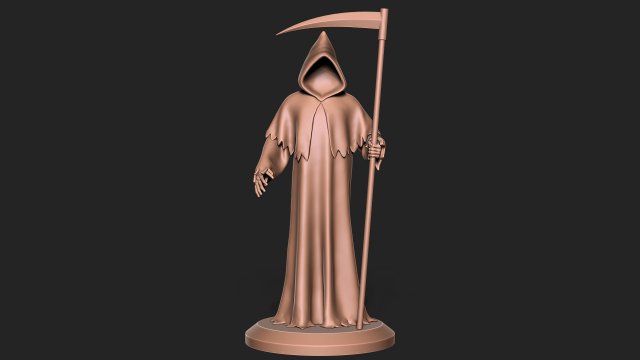 Grim Reaper 3D Print Model in Figurines 3DExport