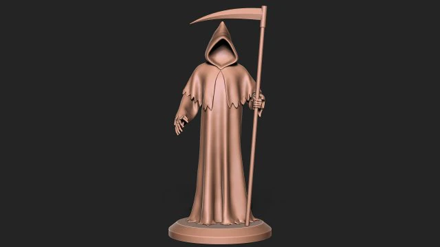 Grim Reaper 3D Print Model .c4d .max .obj .3ds .fbx .stl .blend 