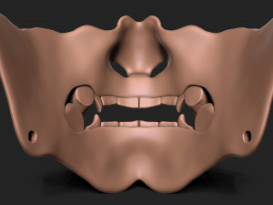 Traditional Japanese Mask Model do druku 3D