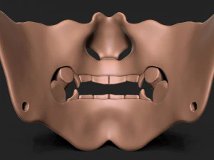 Traditional Japanese Mask 3D Print Model