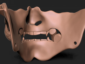 Traditional Japanese Mask Model do druku 3D