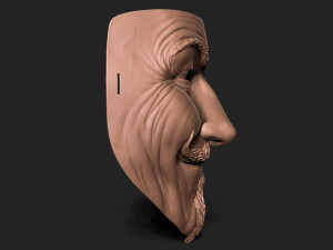 Vendetta Mask 3D Baskı Modeli